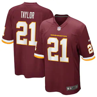 mens nike sean taylor burgundy washington football team ret